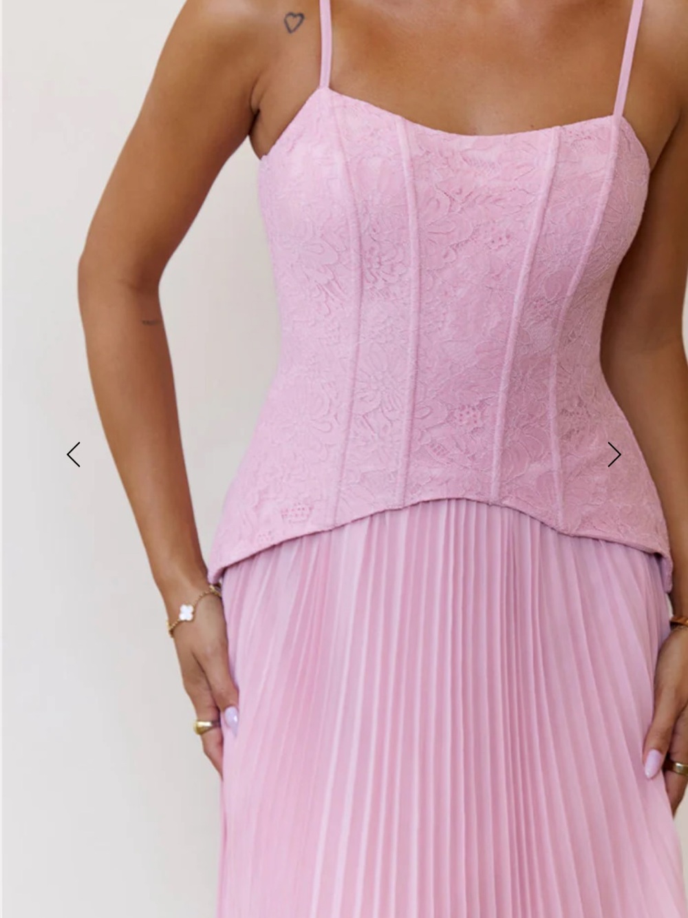 Hello Molly Refined Shine Maxi Dress Pink - Picture 2 of 6